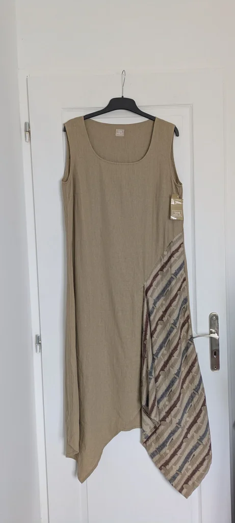 Robe longue asymétrique neuve taille XL